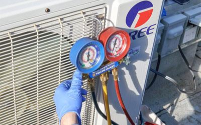 Freon Refill for Air Conditioning