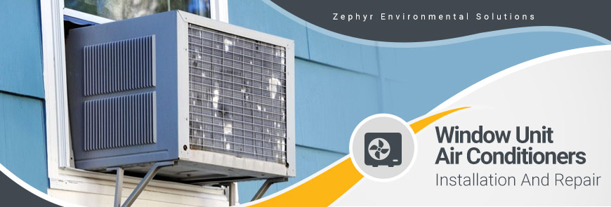 Window unit air conditioners