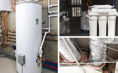 water heater and water filtration system